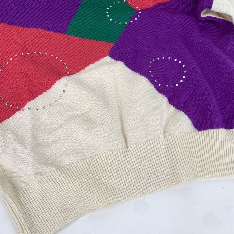 Balenciaga Balenciaga Multi-Color Knit Sweater Size M Size US M / EU 48-50 / 2 - 7 Thumbnail