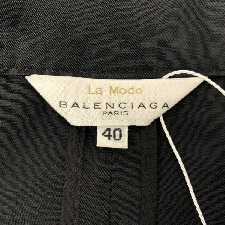 Balenciaga Balenciaga Black Linen Blend Jacket Size 40 Size M / US 6-8 / IT 42-44 - 3 Thumbnail
