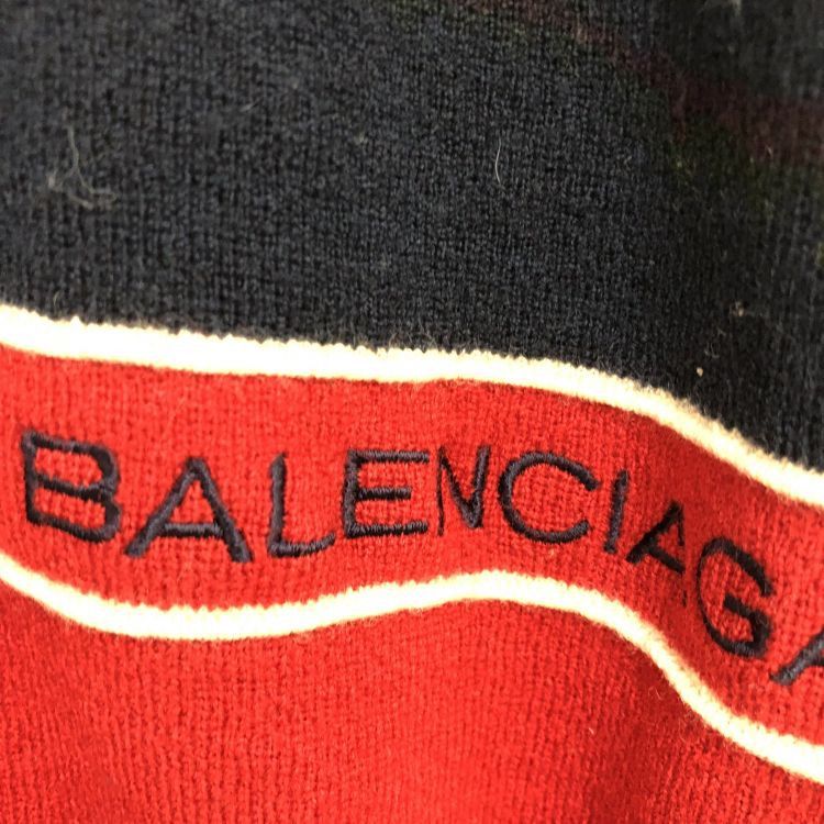 Balenciaga Balenciaga Logo Colorblock Knit Vest Size M Size US M / EU 48-50 / 2 - 5 Thumbnail