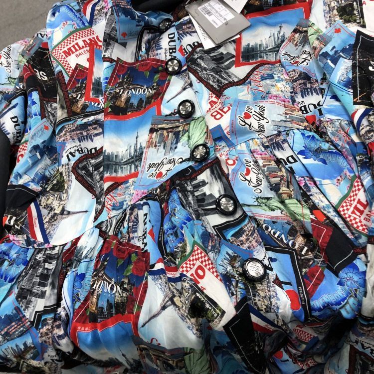 Balenciaga Balenciaga Postcard Print Dress Size XS Size XS / US 0-2 / IT 36-38 - 8 Thumbnail