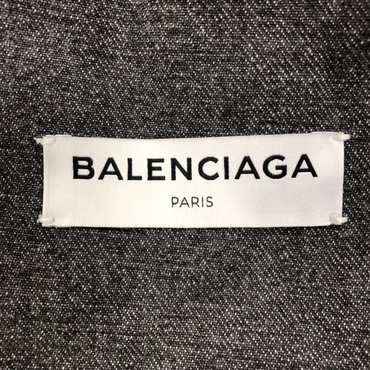 Balenciaga Balenciaga Logo Denim Jacket Size 36 Size XS / US 0-2 / IT 36-38 - 3 Thumbnail