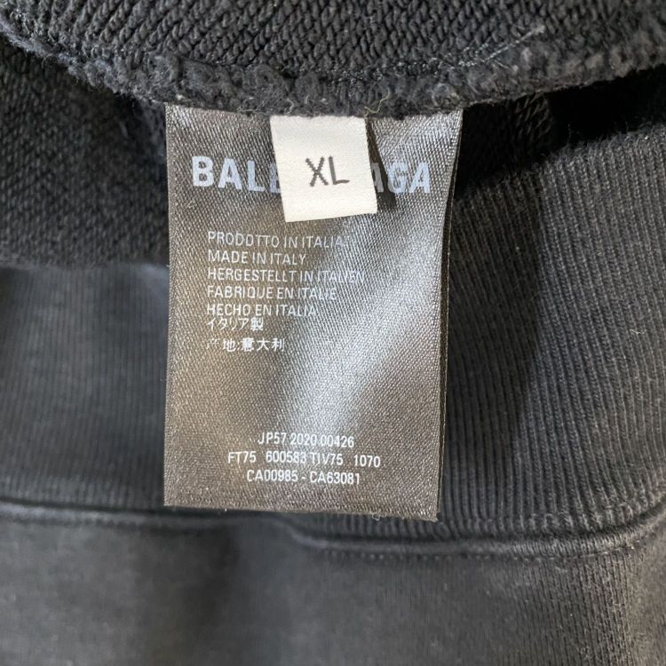 Balenciaga Balenciaga Crew Graphic Hoodie Size XL Size US XL / EU 56 / 4 - 4 Thumbnail