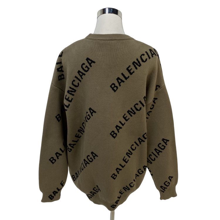 Balenciaga Balenciaga Logo Knit Sweater XS Size XS / US 0-2 / IT 36-38 - 2 Thumbnail