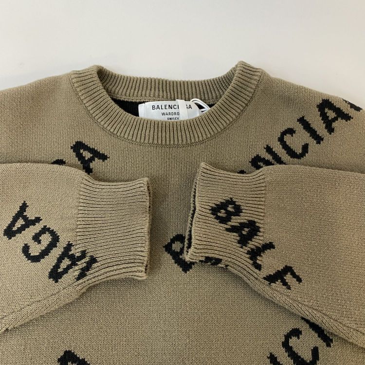 Balenciaga Balenciaga Logo Knit Sweater XS Size XS / US 0-2 / IT 36-38 - 9 Thumbnail
