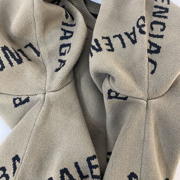 Balenciaga Balenciaga Logo Knit Sweater XS Size XS / US 0-2 / IT 36-38 - 10 Thumbnail