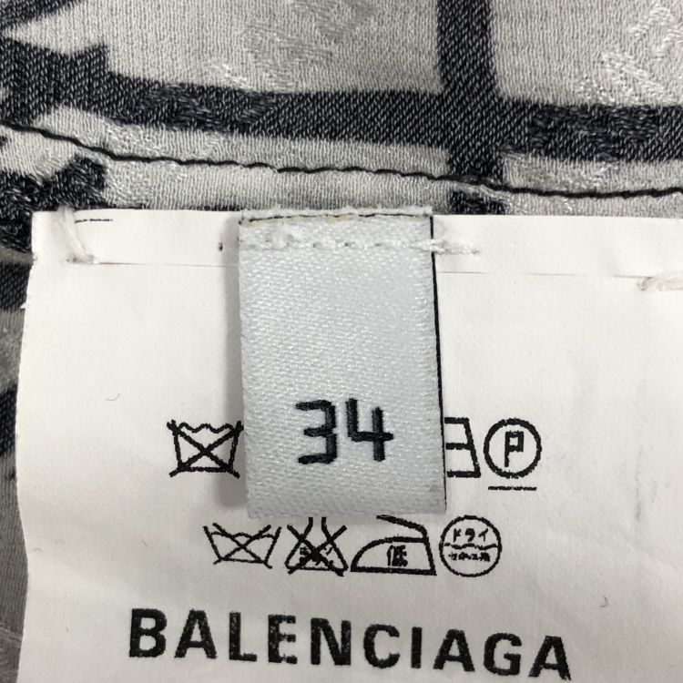 Balenciaga Balenciaga Plaid Silk Button Up Shirt Size 34 Size XS / US 0-2 / IT 36-38 - 3 Thumbnail