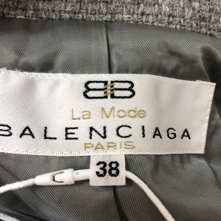 Balenciaga Balenciaga Grey Wool Blend Coat Size 38 Size S / US 4 / IT 40 - 3 Thumbnail