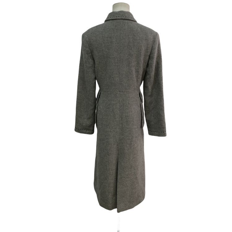 Balenciaga Balenciaga Grey Wool Blend Coat Size 38 Size S / US 4 / IT 40 - 2 Thumbnail