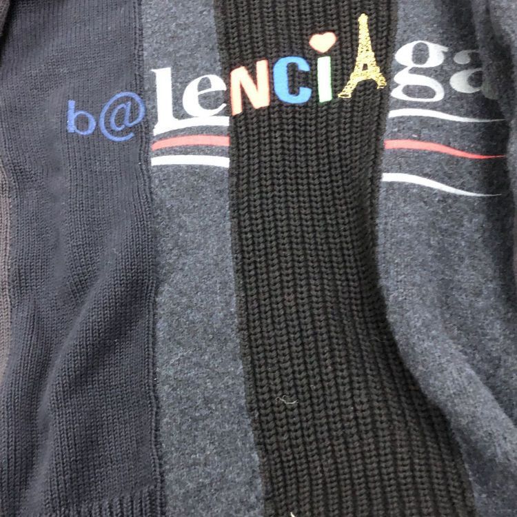 Balenciaga Balenciaga Colorblock Sweater Size S Size US S / EU 44-46 / 1 - 9 Thumbnail