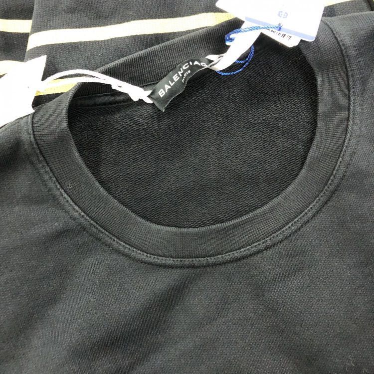 Balenciaga Balenciaga Striped Homme Sweatshirt Size L Size US L / EU 52-54 / 3 - 6 Thumbnail