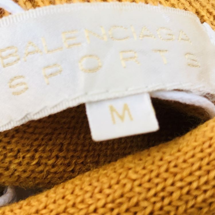 Balenciaga Balenciaga Sports Embroidered Wool Sweater Size M Size US M / EU 48-50 / 2 - 4 Thumbnail