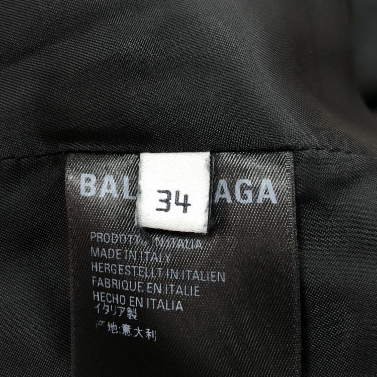 Balenciaga Balenciaga Houndstooth Wool Blend Coat Size 34 Size XS / US 0-2 / IT 36-38 - 3 Thumbnail