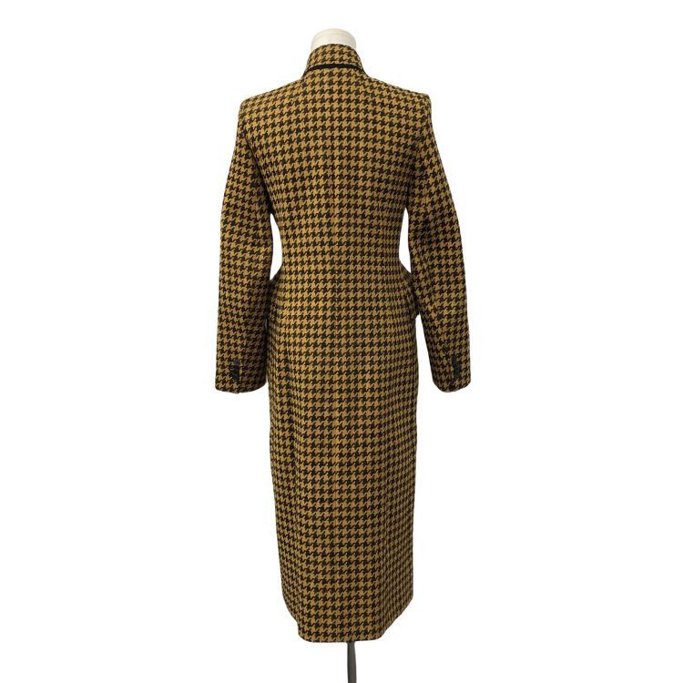 Balenciaga Balenciaga Houndstooth Wool Blend Coat Size 34 Size XS / US 0-2 / IT 36-38 - 2 Thumbnail