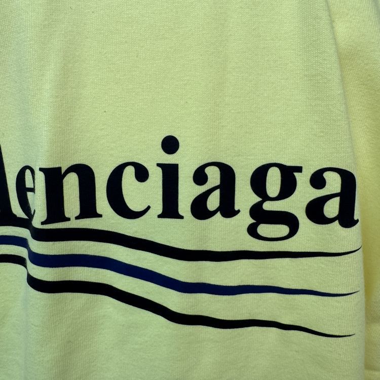 Balenciaga Balenciaga Wave Logo T-Shirt Size S Size US S / EU 44-46 / 1 - 6 Thumbnail
