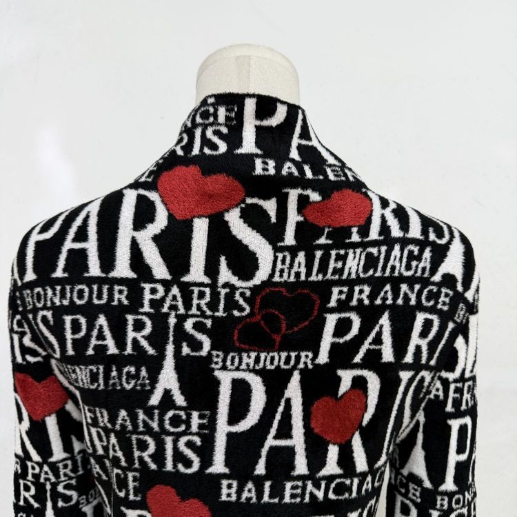 Balenciaga Balenciaga Paris Print Midi Dress Size M Size M / US 6-8 / IT 42-44 - 9 Thumbnail