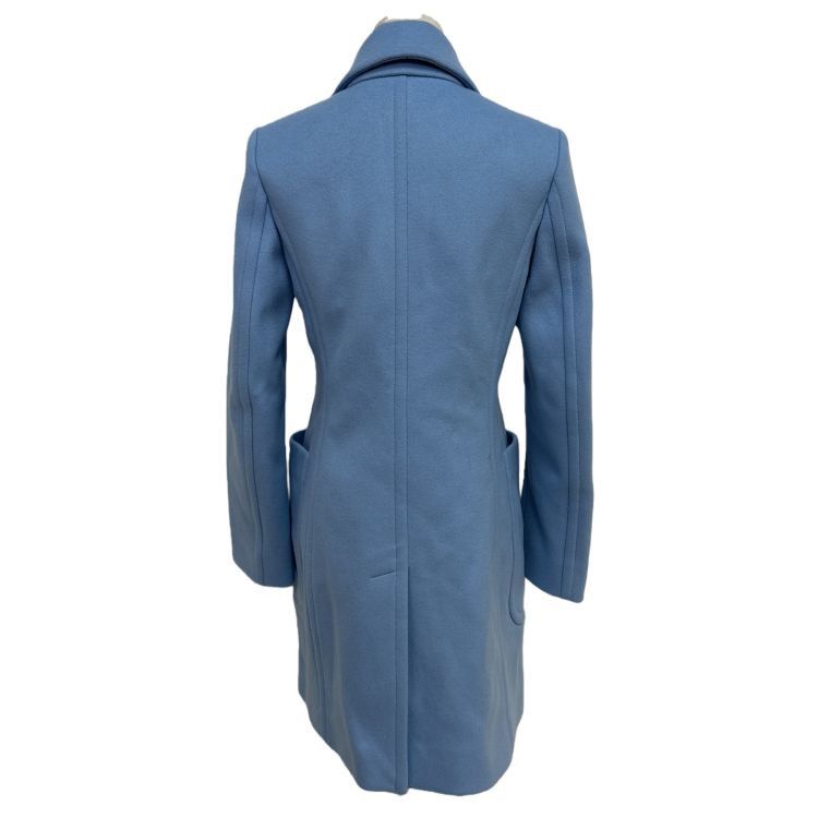 Balenciaga Balenciaga Blue Wool Coat Size 38 Size XS / US 0-2 / IT 36-38 - 2 Thumbnail