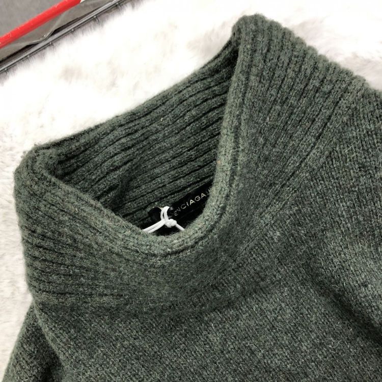 Balenciaga Balenciaga Ribbed Knit Wool Sweater Size 42 Size M / US 6-8 / IT 42-44 - 6 Thumbnail