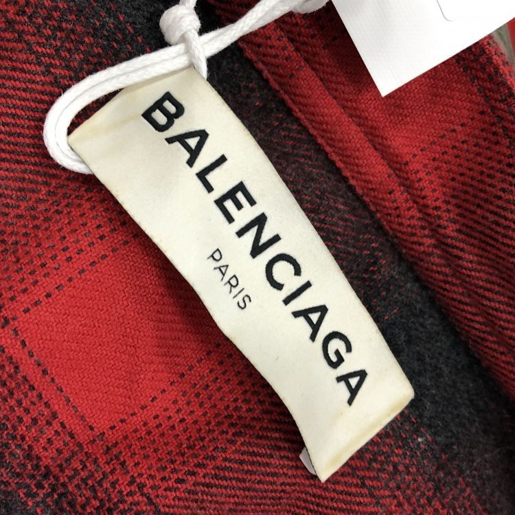 Balenciaga Balenciaga Plaid Pussy-Bow Button Up Shirt Size 36 Size XS / US 0-2 / IT 36-38 - 6 Thumbnail