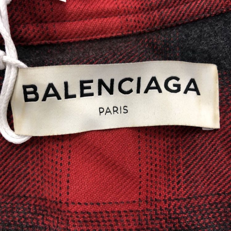 Balenciaga Balenciaga Plaid Pussy-Bow Button Up Shirt Size 36 Size XS / US 0-2 / IT 36-38 - 3 Thumbnail