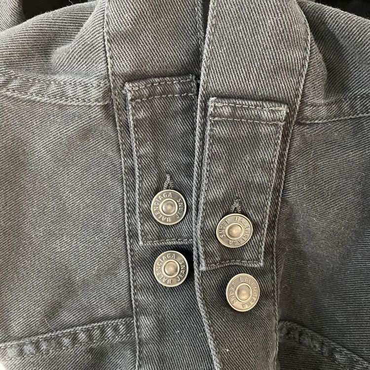 Balenciaga Balenciaga Black Denim Jacket Size M Size US M / EU 48-50 / 2 - 11 Thumbnail