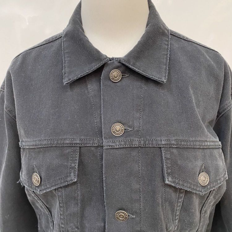 Balenciaga Balenciaga Black Denim Jacket Size M Size US M / EU 48-50 / 2 - 7 Thumbnail