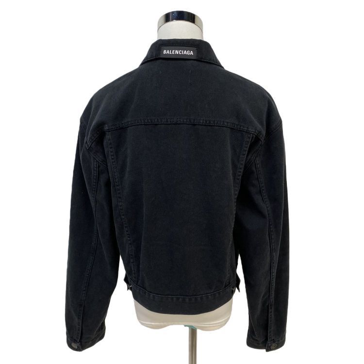 Balenciaga Balenciaga Black Denim Jacket Size M Size US M / EU 48-50 / 2 - 2 Thumbnail