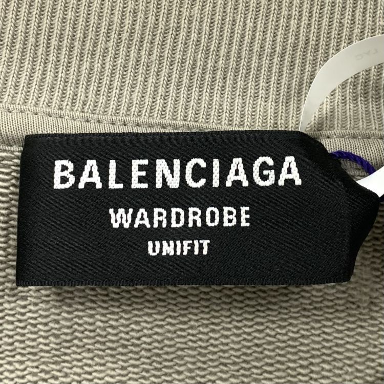 Balenciaga Balenciaga Unifit Logo Embroidered Sweatshirt Size M Size US M / EU 48-50 / 2 - 3 Thumbnail