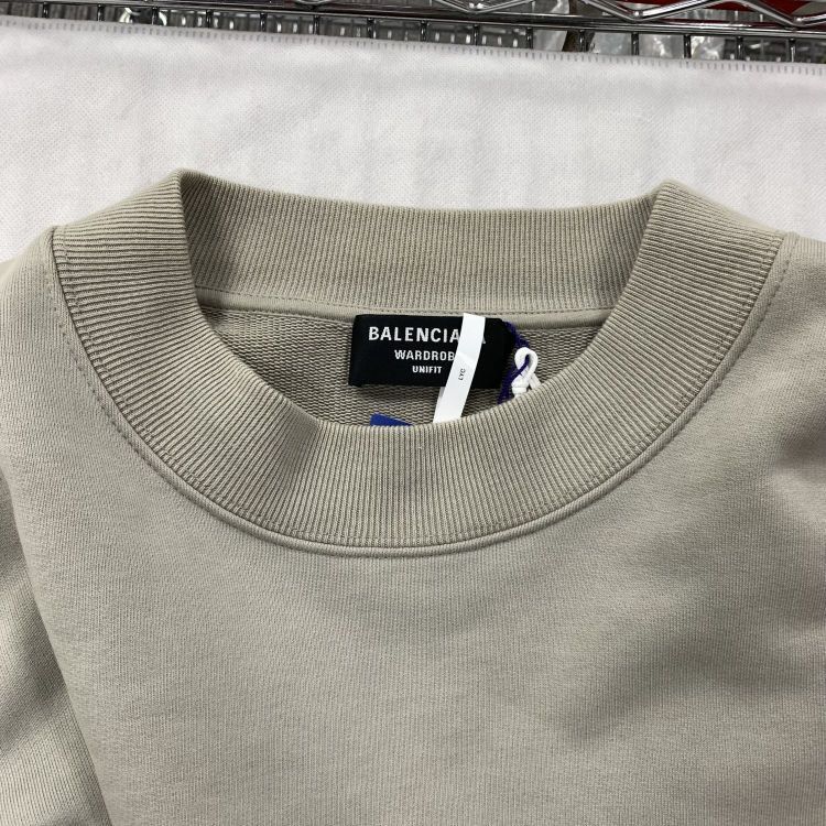 Balenciaga Balenciaga Unifit Logo Embroidered Sweatshirt Size M Size US M / EU 48-50 / 2 - 7 Thumbnail