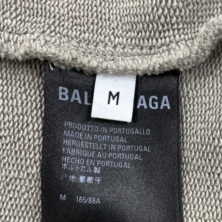 Balenciaga Balenciaga Unifit Logo Embroidered Sweatshirt Size M Size US M / EU 48-50 / 2 - 4 Thumbnail