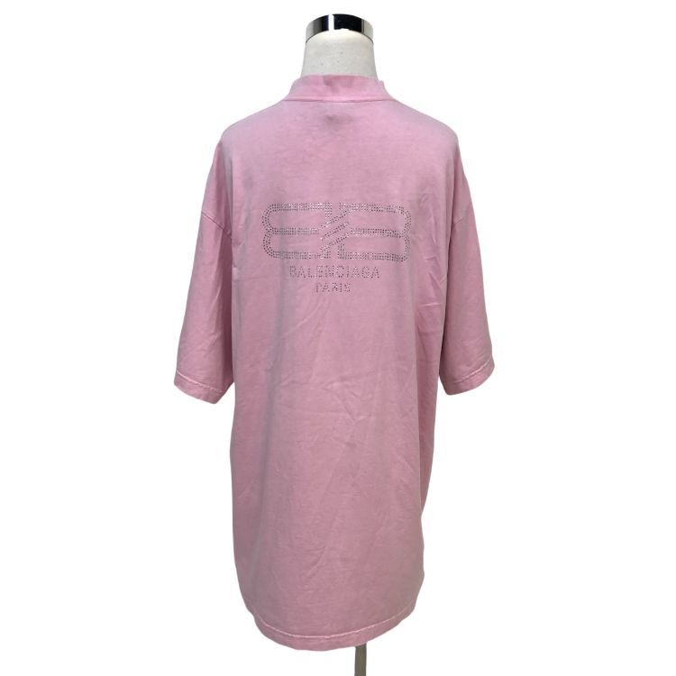 Balenciaga Balenciaga Rhinestone Logo T-Shirt Size XS Size US XS / EU 42 / 0 - 2 Thumbnail