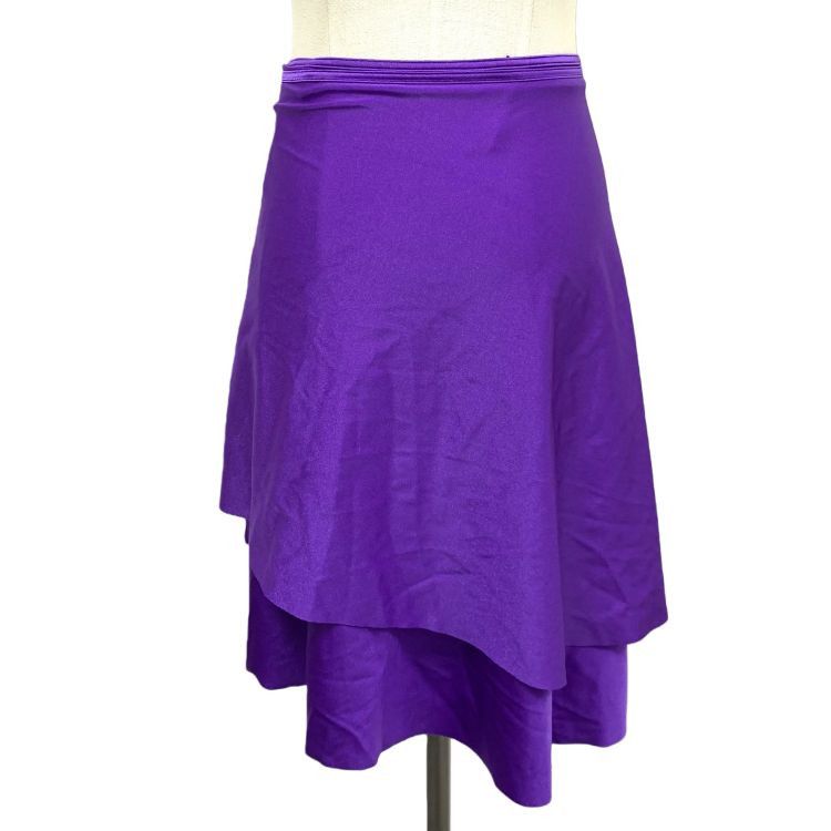 Balenciaga Balenciaga Purple Wrap Skirt Size 36 Size 26" / US 2 / IT 38 - 2 Thumbnail