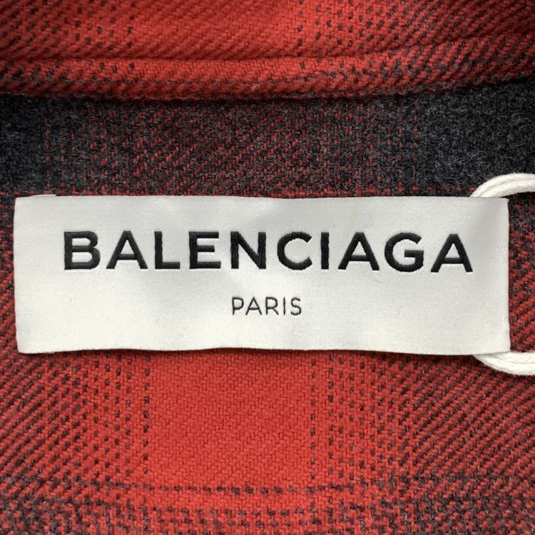 Balenciaga Balenciaga Plaid Flannel Shirt Size 34 Size XS / US 0-2 / IT 36-38 - 3 Thumbnail