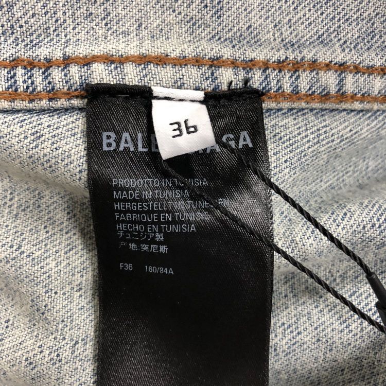 Balenciaga Balenciaga Logo Denim Jacket Size 36 Size XS / US 0-2 / IT 36-38 - 4 Thumbnail