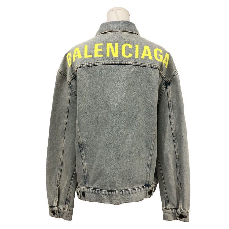 Balenciaga Balenciaga Logo Denim Jacket Size 36 Size XS / US 0-2 / IT 36-38 - 2 Thumbnail