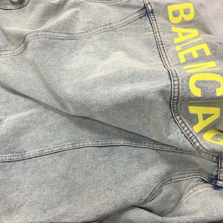 Balenciaga Balenciaga Logo Denim Jacket Size 36 Size XS / US 0-2 / IT 36-38 - 10 Thumbnail