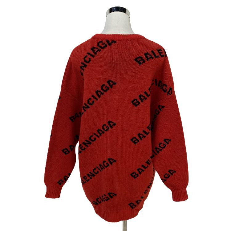 Balenciaga Balenciaga All-Over Logo Sweater XS Size XS / US 0-2 / IT 36-38 - 2 Thumbnail