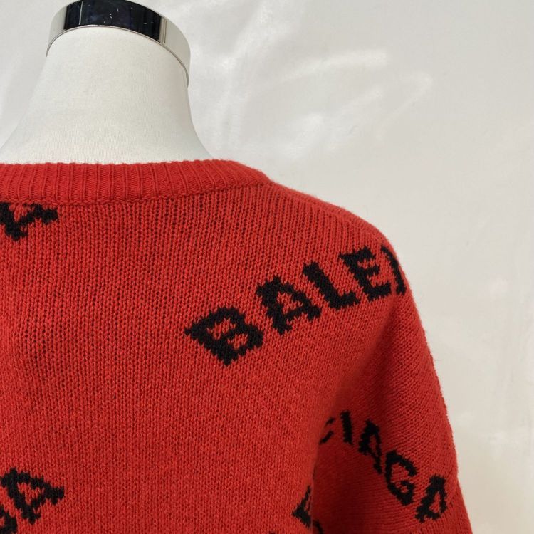 Balenciaga Balenciaga All-Over Logo Sweater XS Size XS / US 0-2 / IT 36-38 - 8 Thumbnail