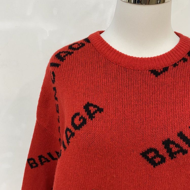 Balenciaga Balenciaga All-Over Logo Sweater XS Size XS / US 0-2 / IT 36-38 - 6 Thumbnail