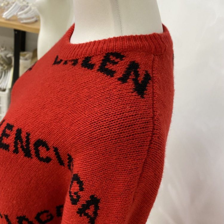 Balenciaga Balenciaga All-Over Logo Sweater XS Size XS / US 0-2 / IT 36-38 - 7 Thumbnail