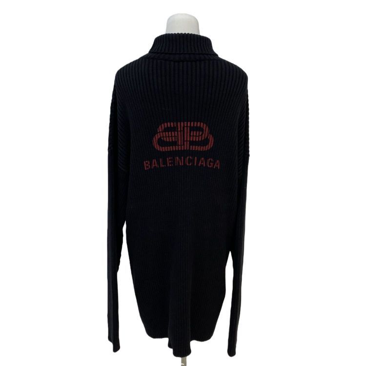Balenciaga Balenciaga BB Logo Ribbed Knit Sweater Size M Size US M / EU 48-50 / 2 - 2 Thumbnail