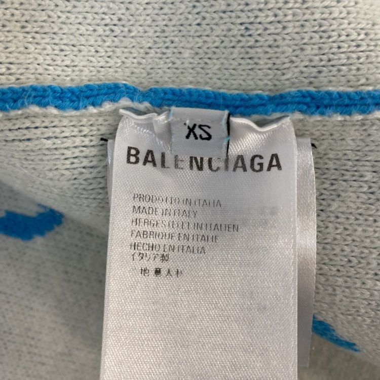 Balenciaga Balenciaga All Over Logo Cardigan Size XS Size US XS / EU 42 / 0 - 4 Thumbnail