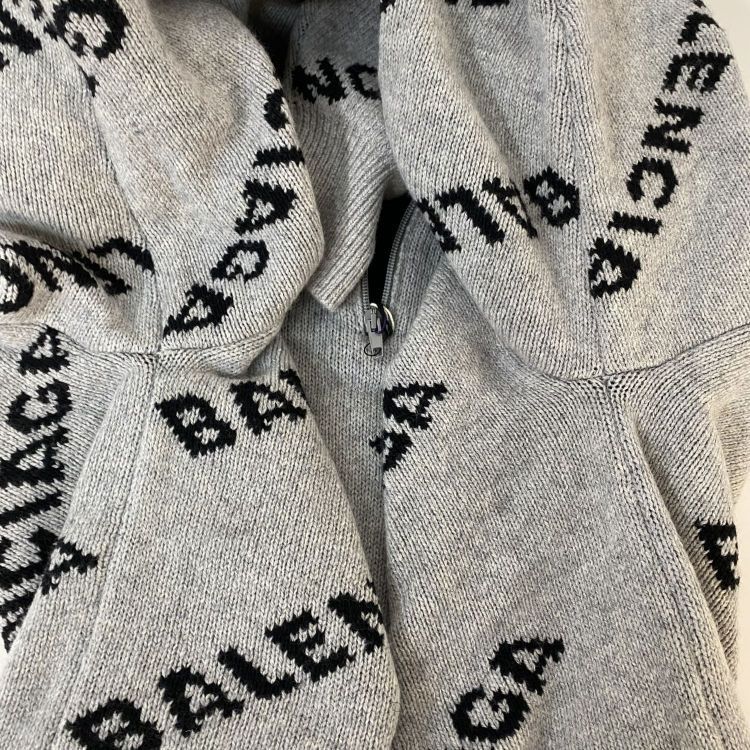 Balenciaga Balenciaga Logo Half-Zip Sweater Size S Size US S / EU 44-46 / 1 - 10 Thumbnail