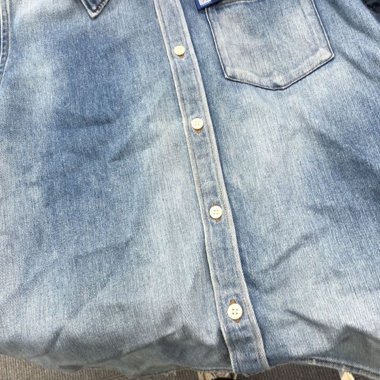 Balenciaga Balenciaga Unifit Washed Denim Shirt Size XS Size US XS / EU 42 / 0 - 7 Thumbnail