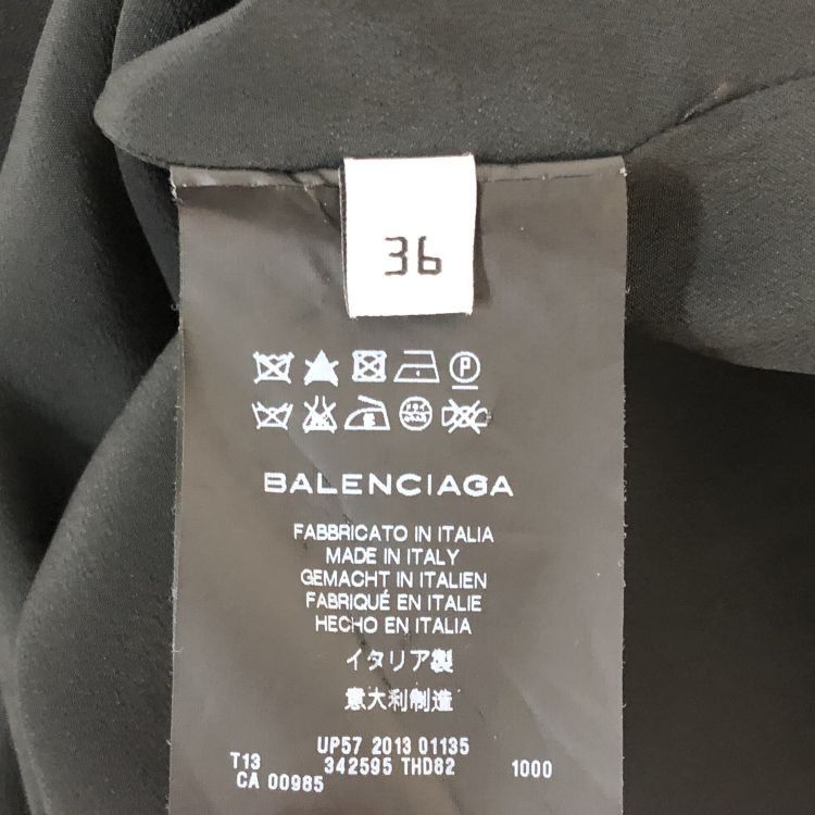 Balenciaga Balenciaga Black Sleeveless Blouse Size 36 Size XS / US 0-2 / IT 36-38 - 4 Thumbnail