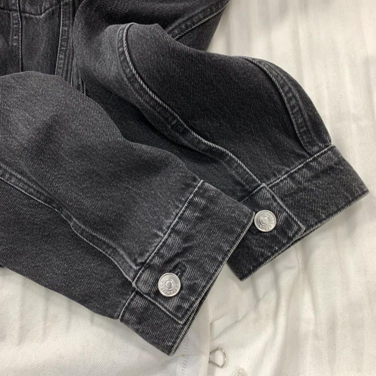 Balenciaga Balenciaga Wave Logo Denim Jacket Size 46 Size US S / EU 44-46 / 1 - 8 Thumbnail