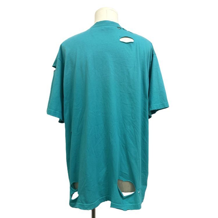 Balenciaga Balenciaga Distressed Logo T-Shirt Size XS Size US XS / EU 42 / 0 - 2 Thumbnail