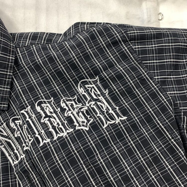 Balenciaga Balenciaga Embroidered Plaid Button Up Shirt Size S Size US S / EU 44-46 / 1 - 9 Thumbnail