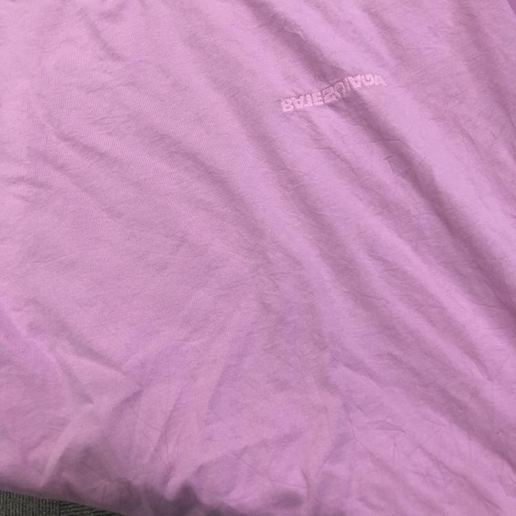 Balenciaga Balenciaga Pink Logo T-Shirt Size M Size US M / EU 48-50 / 2 - 6 Thumbnail