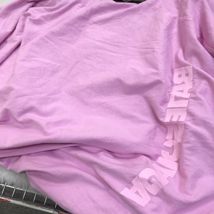 Balenciaga Balenciaga Pink Logo T-Shirt Size M Size US M / EU 48-50 / 2 - 8 Thumbnail