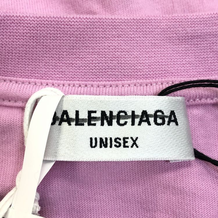 Balenciaga Balenciaga Pink Logo T-Shirt Size M Size US M / EU 48-50 / 2 - 3 Thumbnail